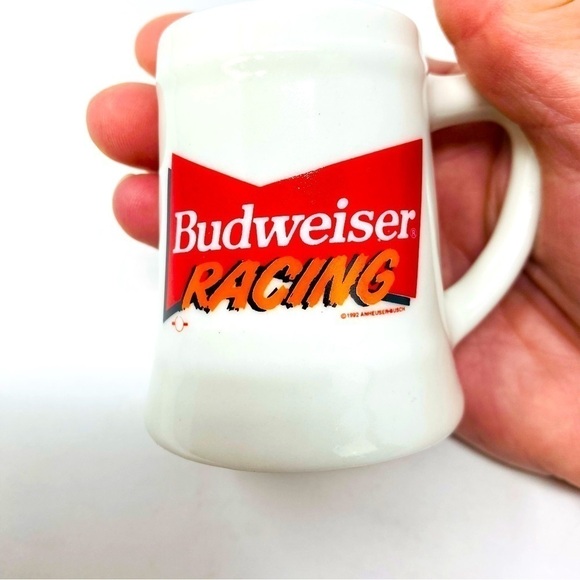 Set Of 2 1992 Budweiser Racing Shot Glasses 2oz - Picture 3 of 6